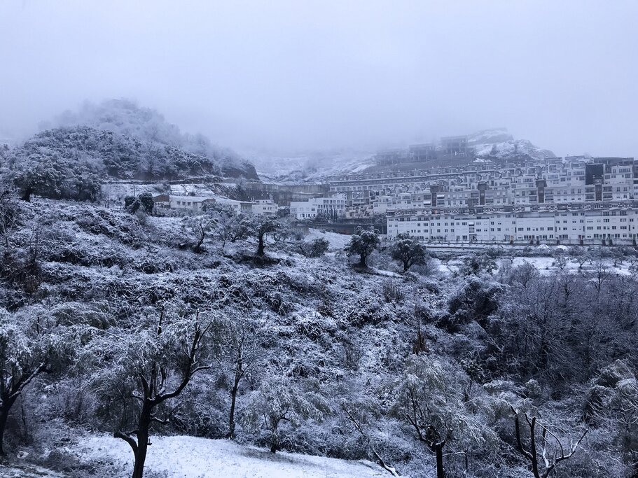 Albania, Tirana - A blanket of snow covers Tirana in the winter.jpg