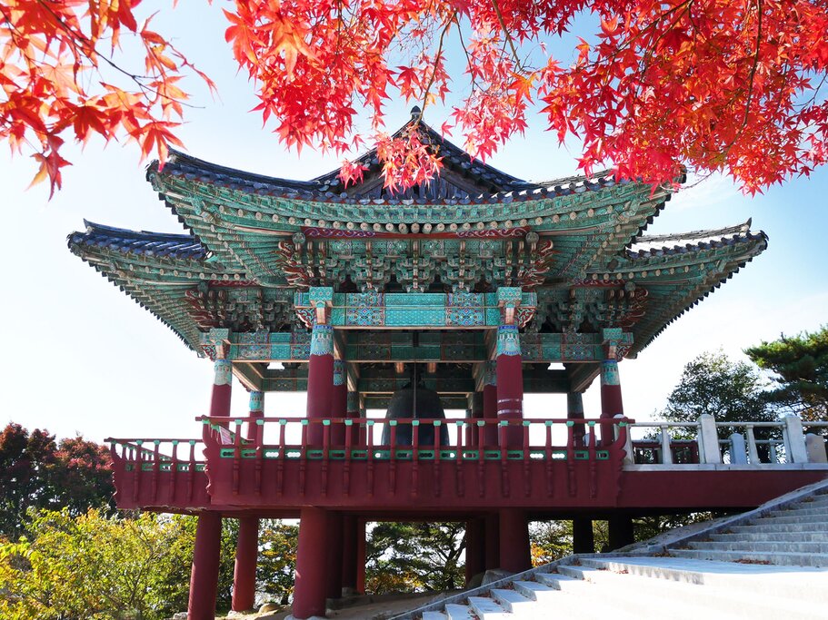 Seokguram Grotto pavillion