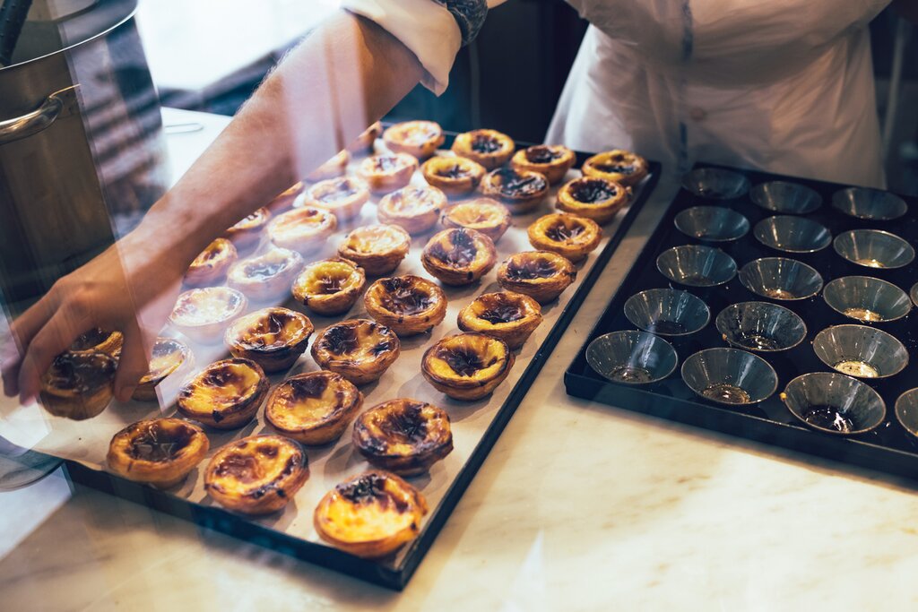Sample Lisbon's traditional pastéis de nata on today's walking tour