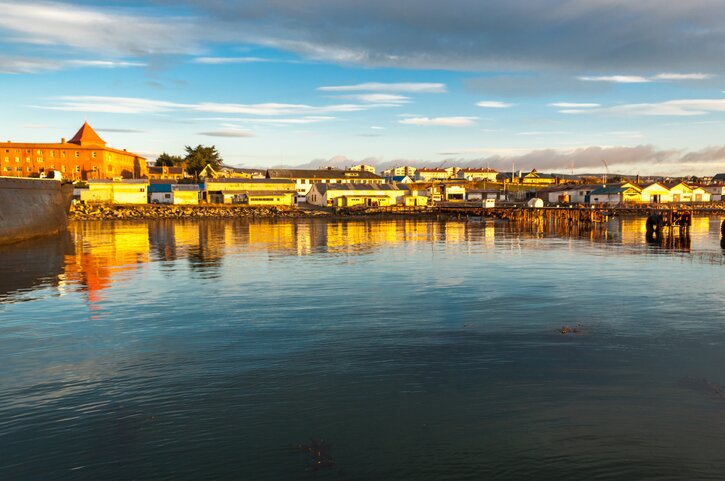 The charming coastal town of Punta Arenas