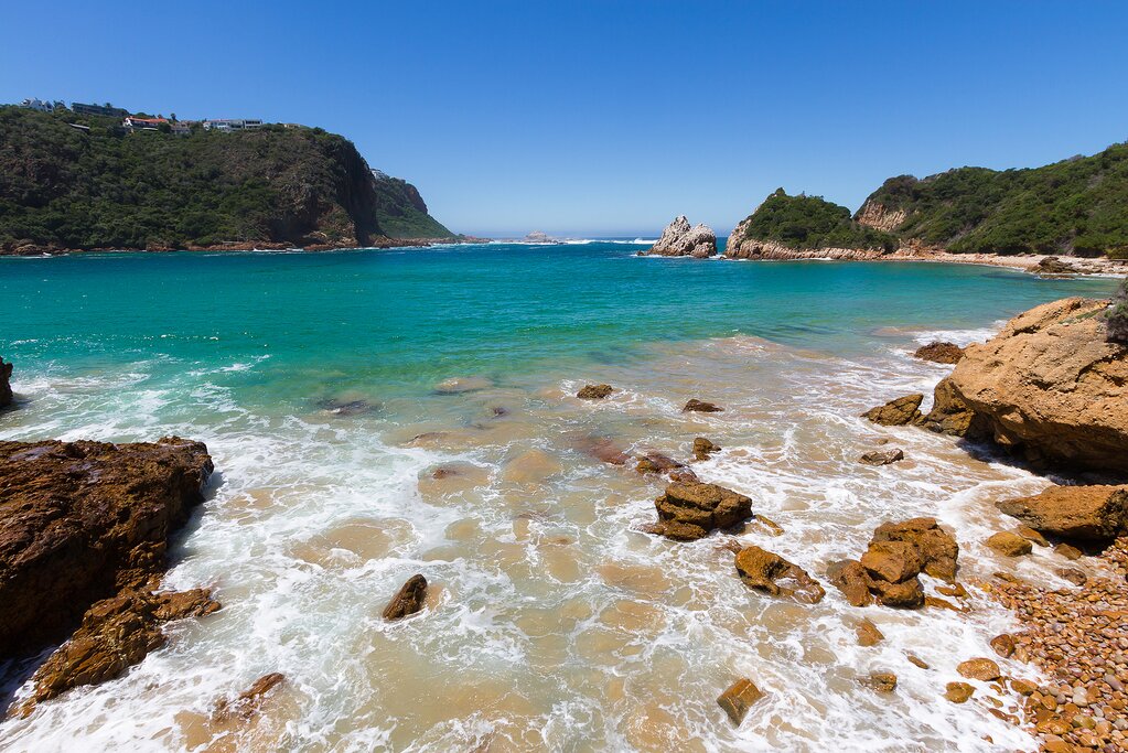 South Africa, Featherbed Lagoon in Knysna
