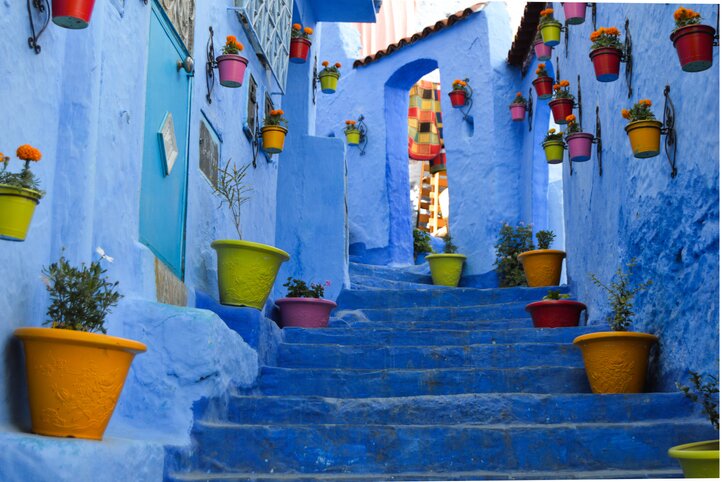 Private Transfer from Tetouan to Fes Via Chefchaouen, Volubilis & Meknes