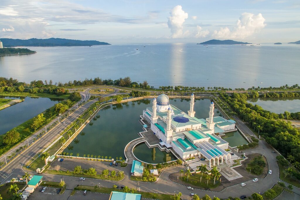 The Floating Mosque in Kota Kinabalu
