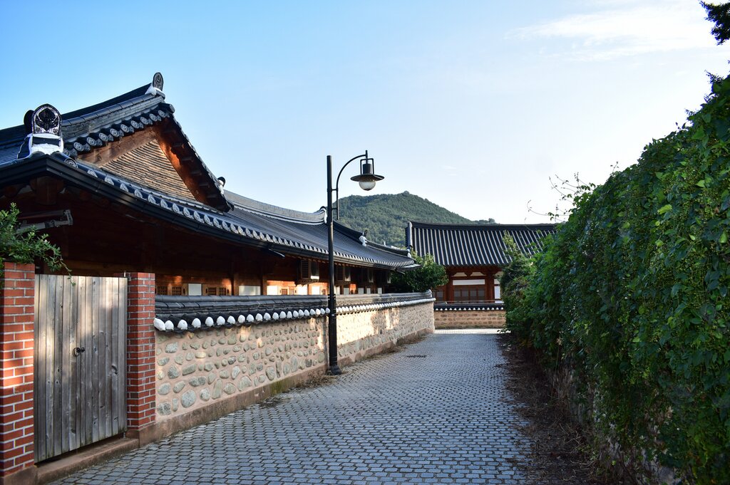 Visit famous K-drama filming locations like Jeonju Hanok Village, with traditional buildings