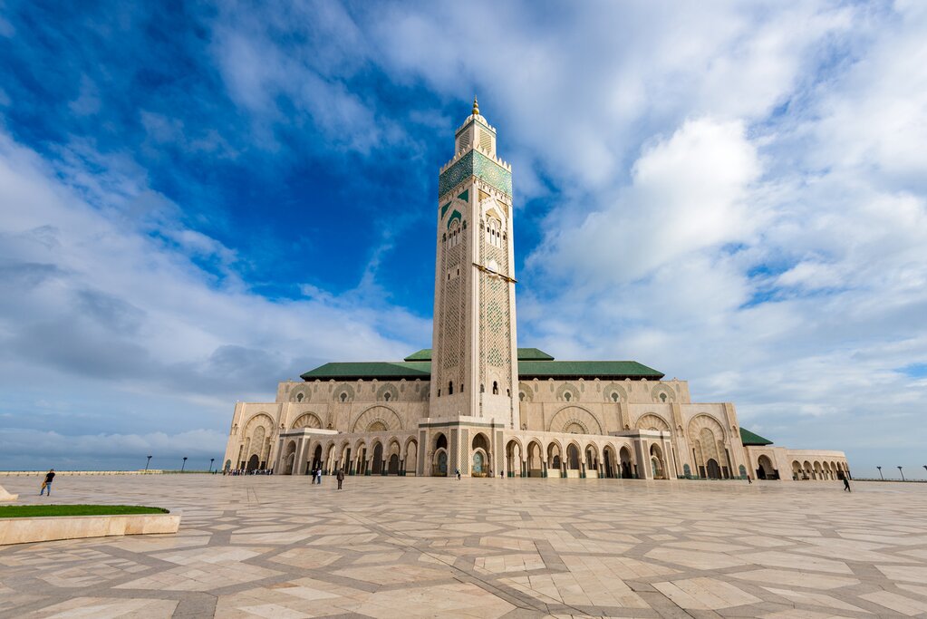 Hassan II Mosque is in Casablanca