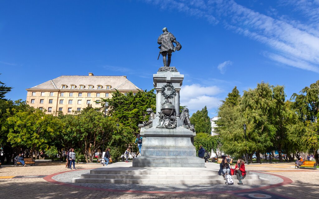 Don't miss the Magellan monument in Punta Arenas' Plaza de Armas