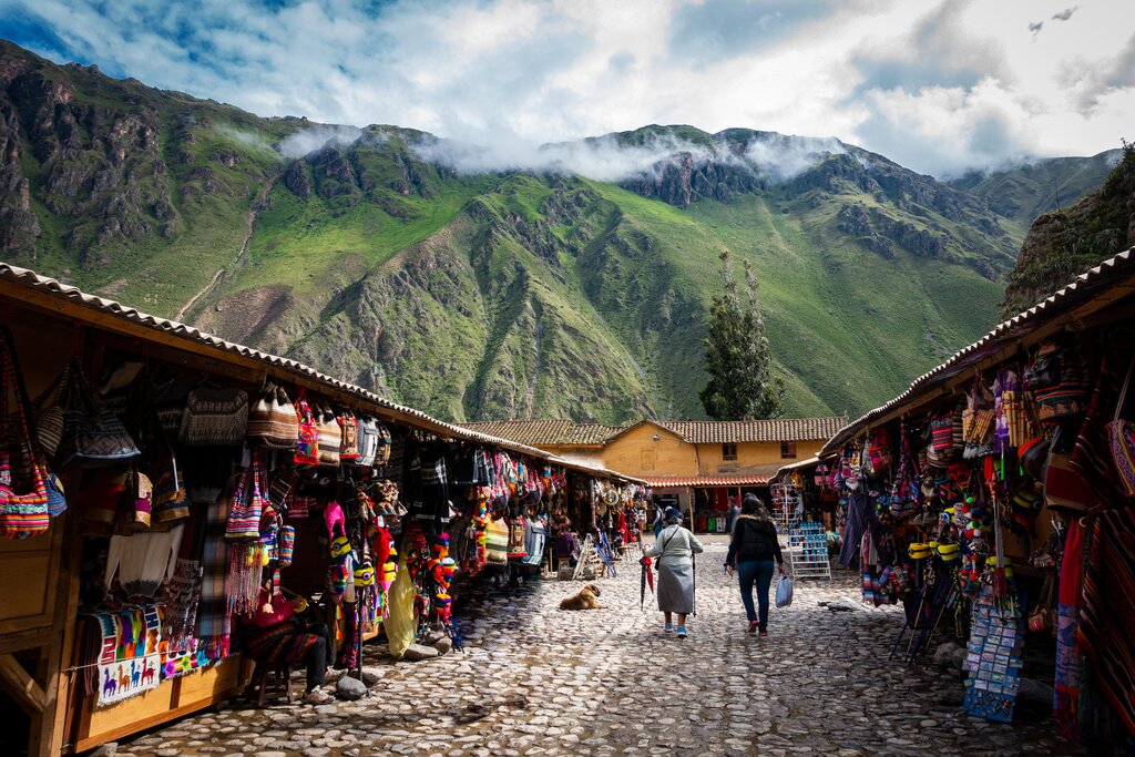 A small market in Peru's Sacred Valley