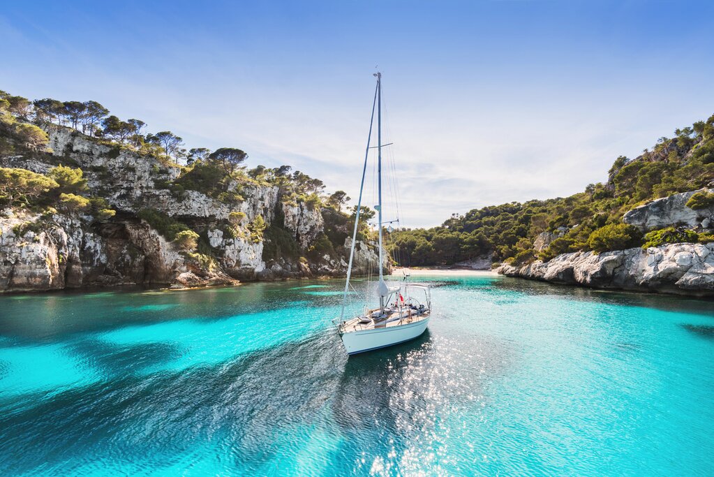 Sail the Menorcan waters in luxury