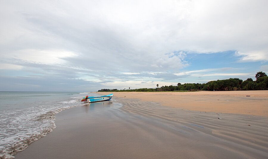 Nivali Beach in Trincomalee