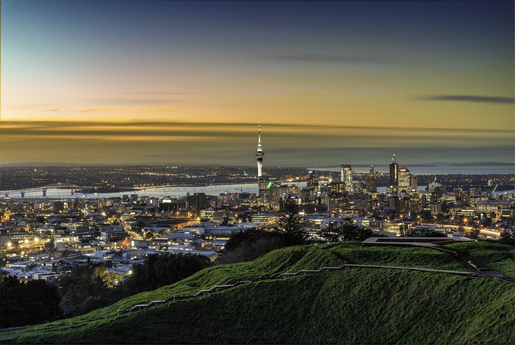 Panoramic view of Auckland