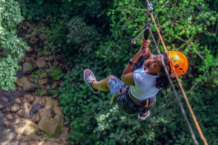 Zipline through Uganda's Mabia Forest