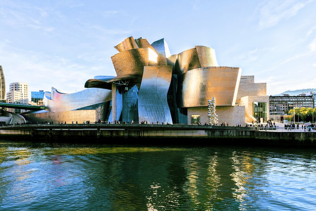 Visit Bilbao's gleaming Guggenheim museum