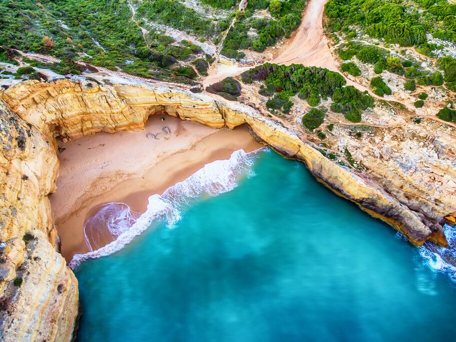 Beach in Albufeira