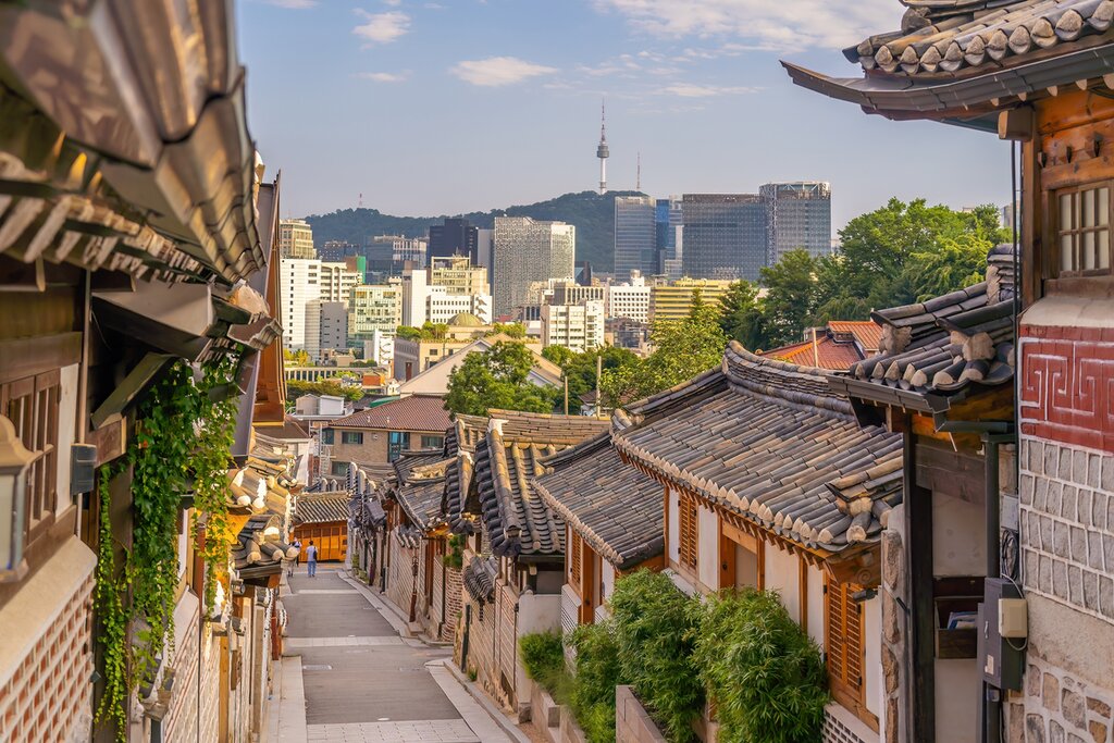 Sightsee in Seoul: Gyeongbokgung Palace&Bukchon Hanok Village&N Seoul Tower