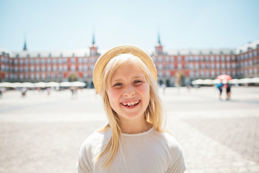 Spain, Madrid - Family - Visit Plaza Mayor in Madrid