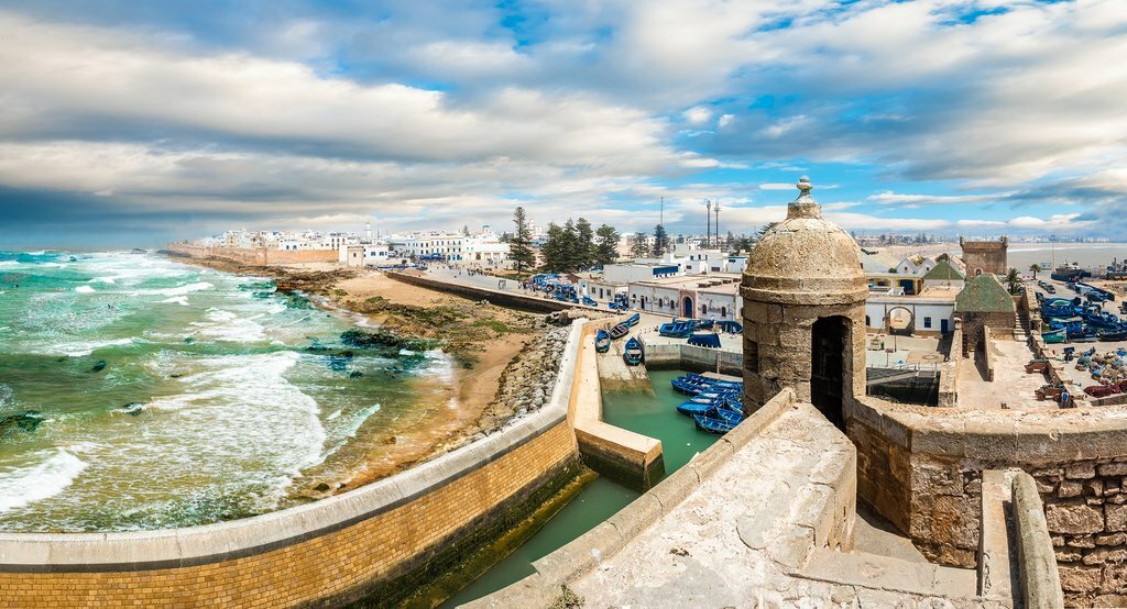 Essaouira's Skala de Kasbah and old fishing port