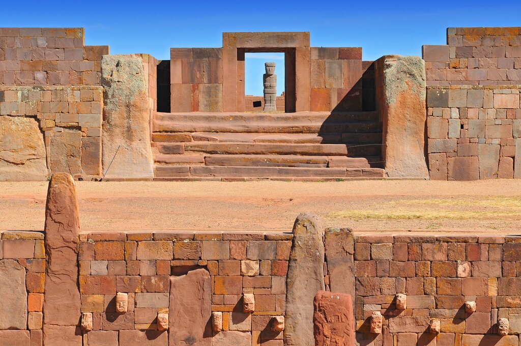 Sculpture at Tiwanaku
