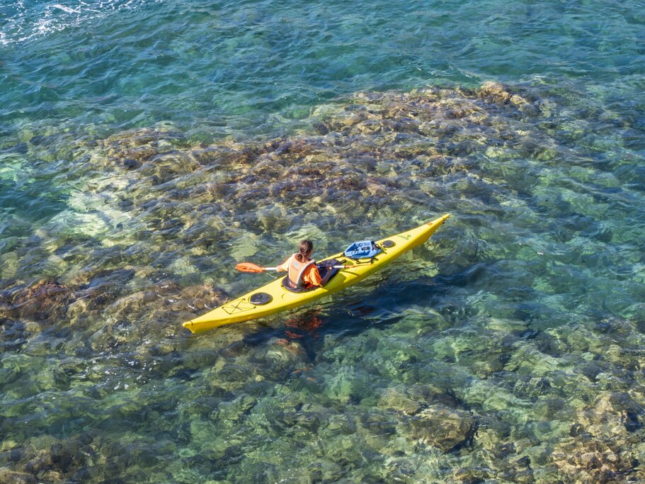 Kayak the crystal-clear waters of La Herradura