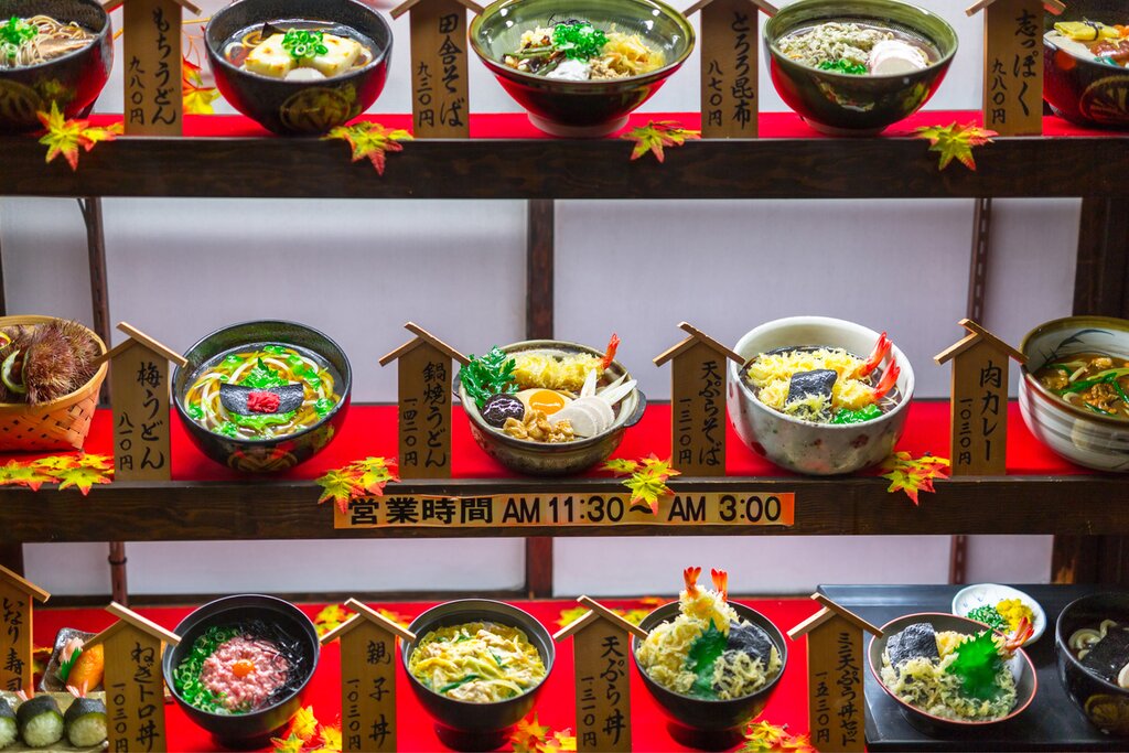 Try your hand at making your own food display...out of wax!