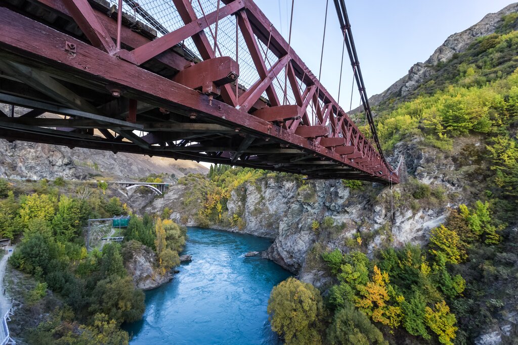 Brave the ultimate New Zealand experience with a bungee jump off Kawarau Bridge