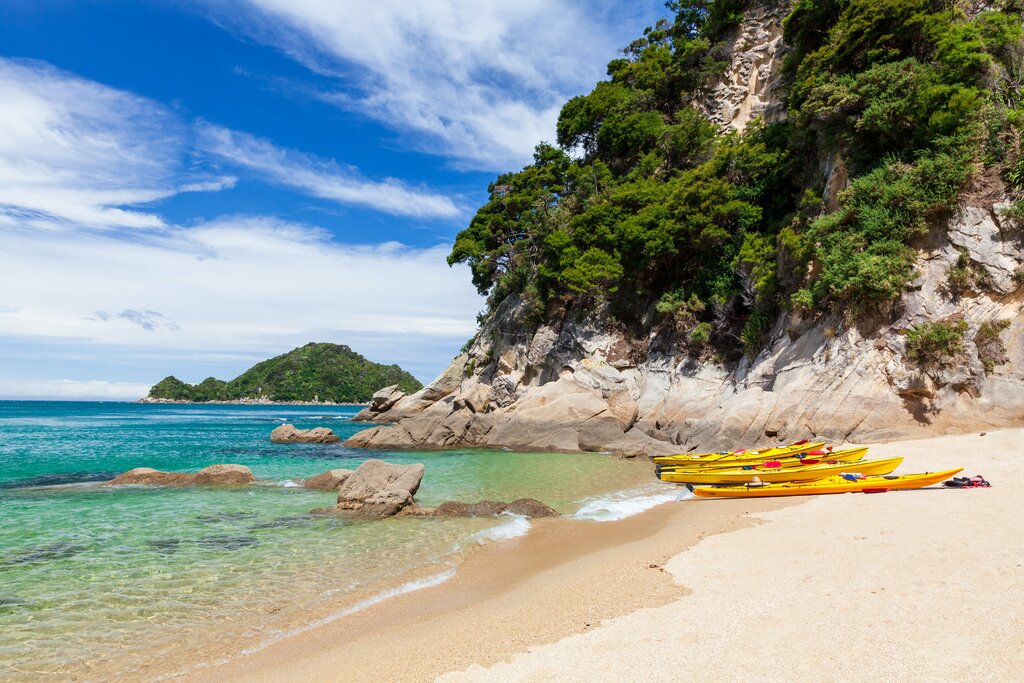Go kayaking in Abel Tasman National Park