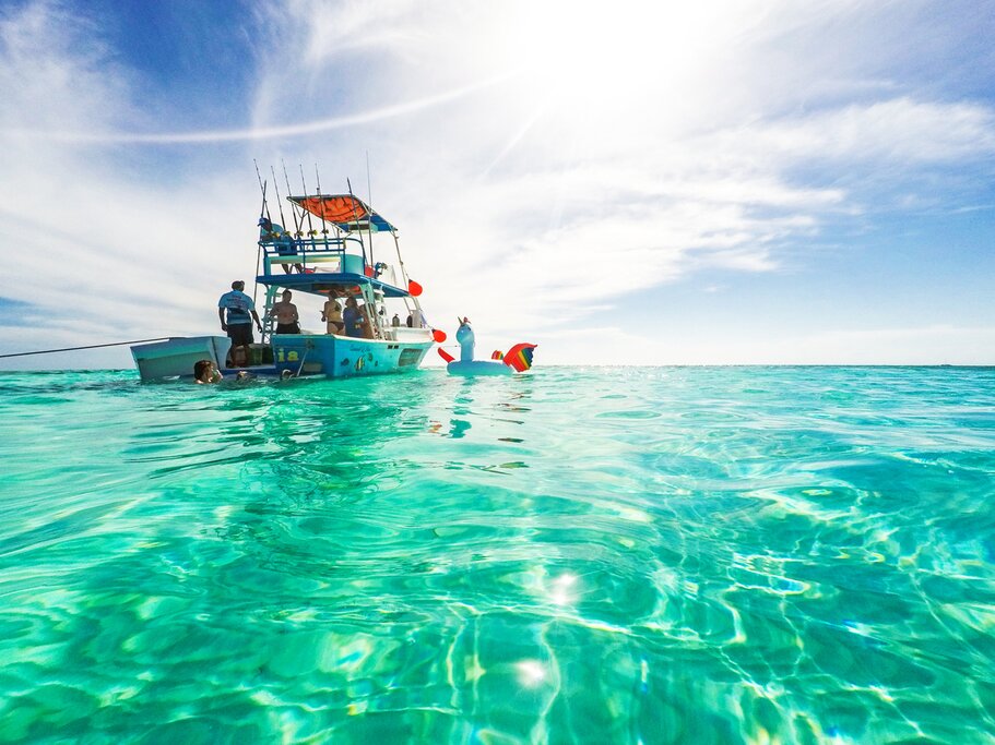 Snorkeling on the island of Cozumel