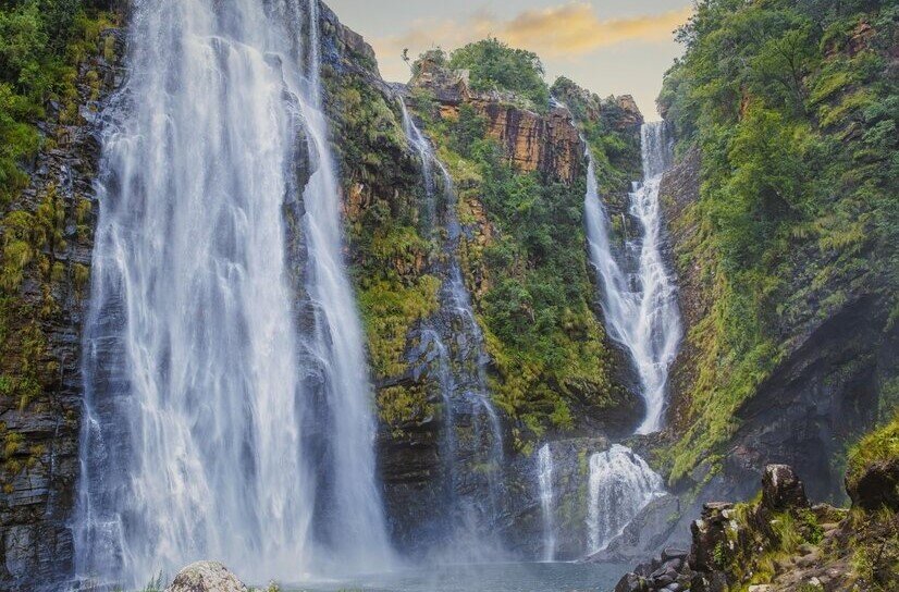 Admire the natural beauty of Lisbon Falls on your road trip along the Panorama Route