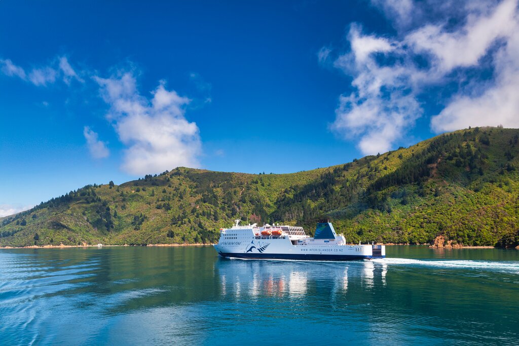 Interislander Ferry Wellington to Picton with exclusive access to the Premium Plus Lounge
