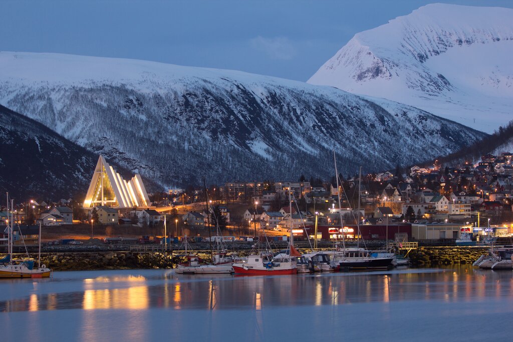 Tromso by night