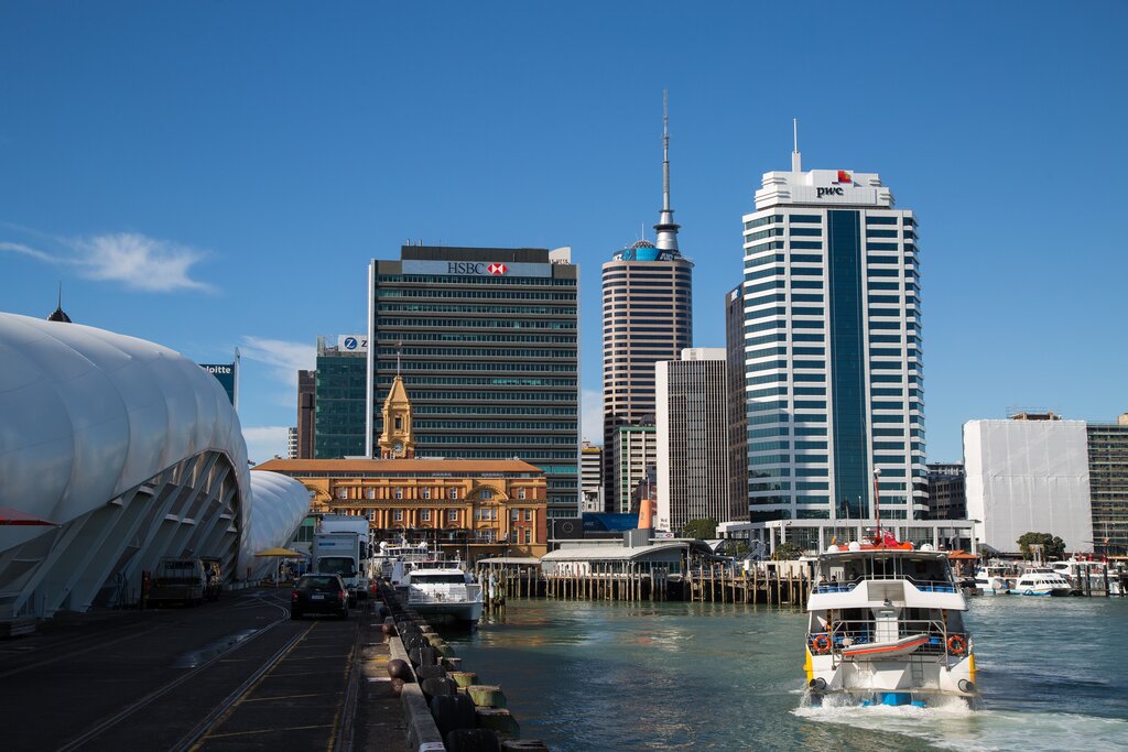 Panoramic view of Auckland