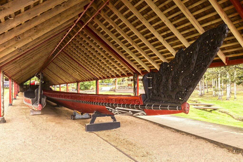 Admire the world’s largest ceremonial war canoe