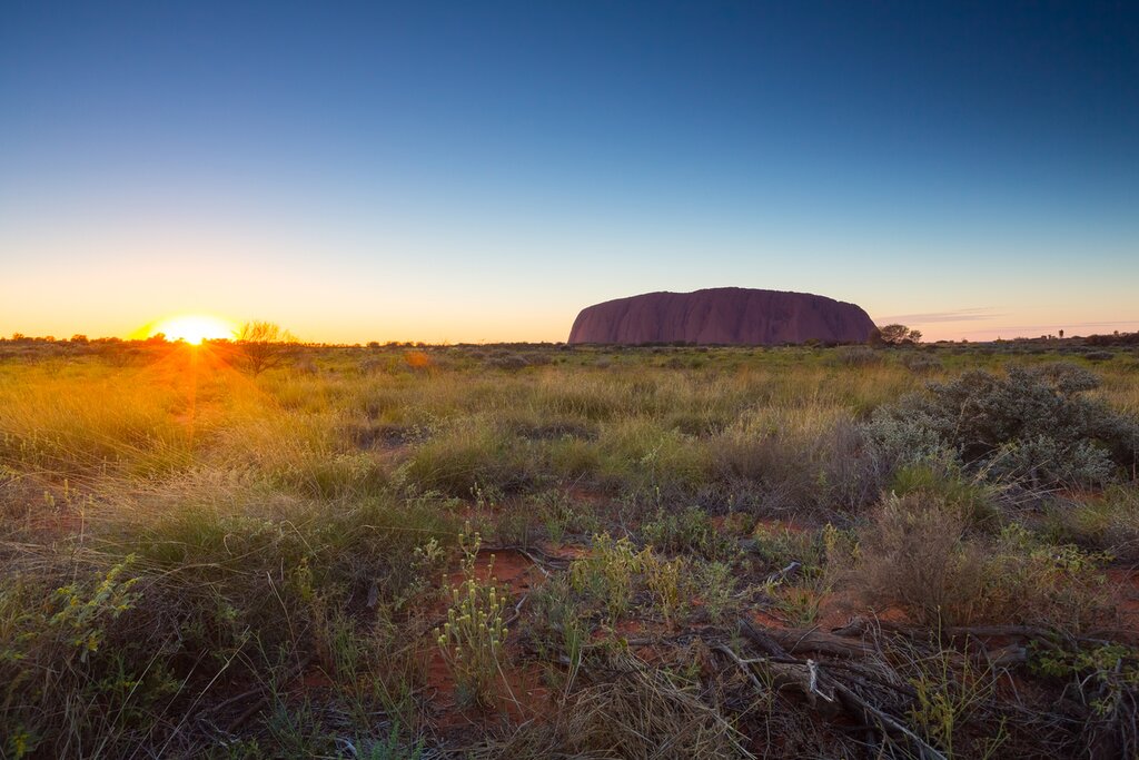 Uluru at dawn