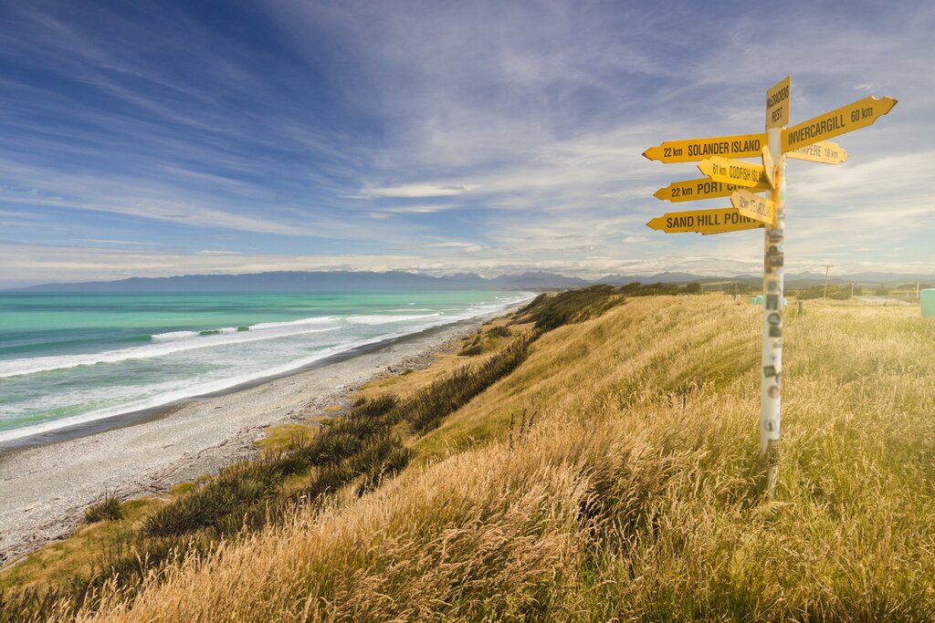 Explore the remote beaches in Invercargill, New Zealand's southernmost city