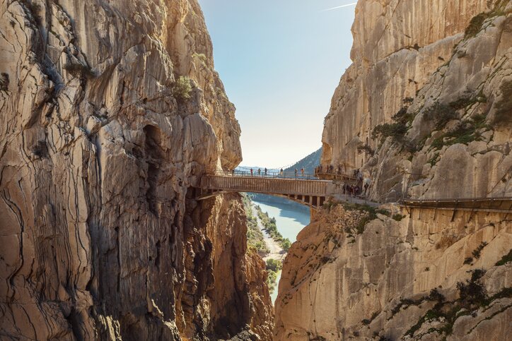 Brave the walkways and bridges of the Caminito del Rey near Málaga