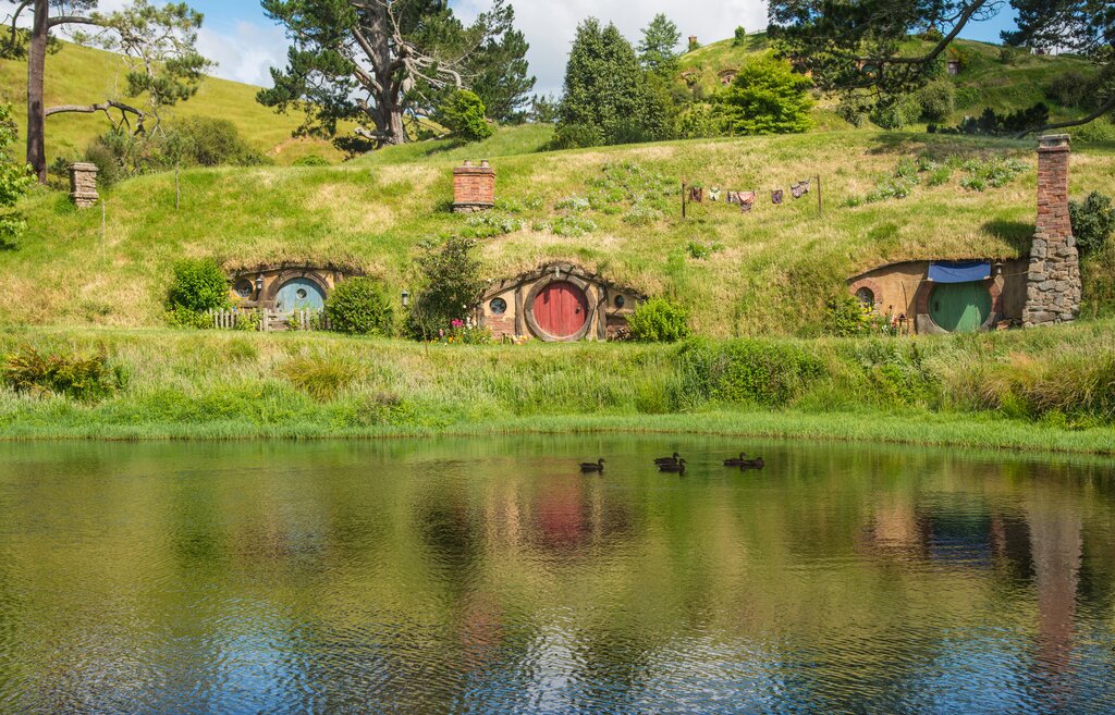 Hobbiton Movie Set