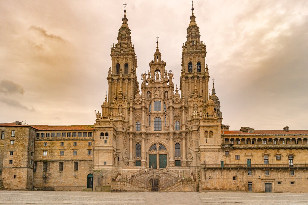 Step inside the cathedral in Santiago de Compostela, where the popular Camino de Santiago pilgrimage ends