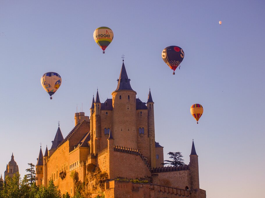 Hot Air Balloon Ride Over Segovia