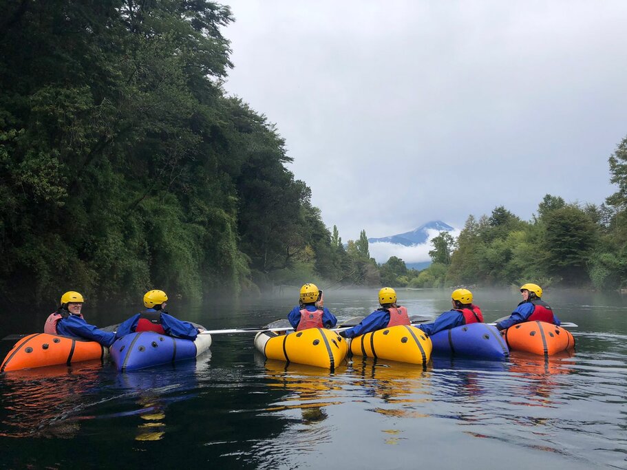Packraft on the Liucura River