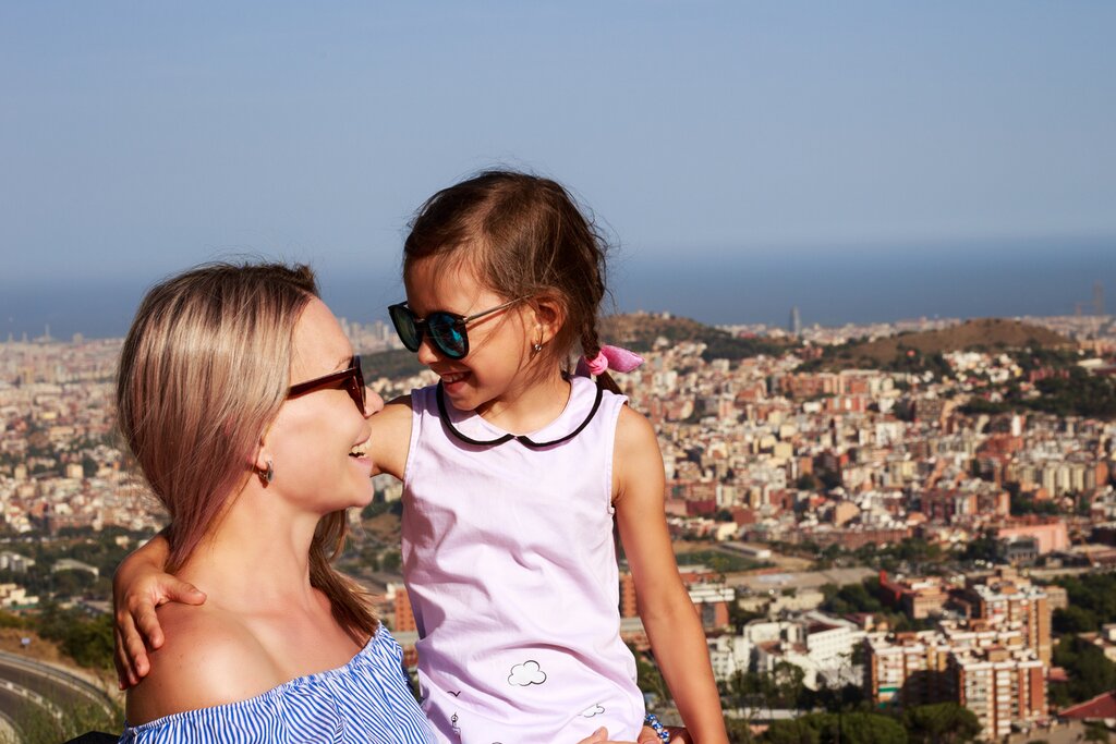 The stunning view from Mount Tibidado