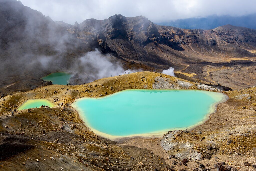 Your most active day will be a full-day hike in Tongariro National Park