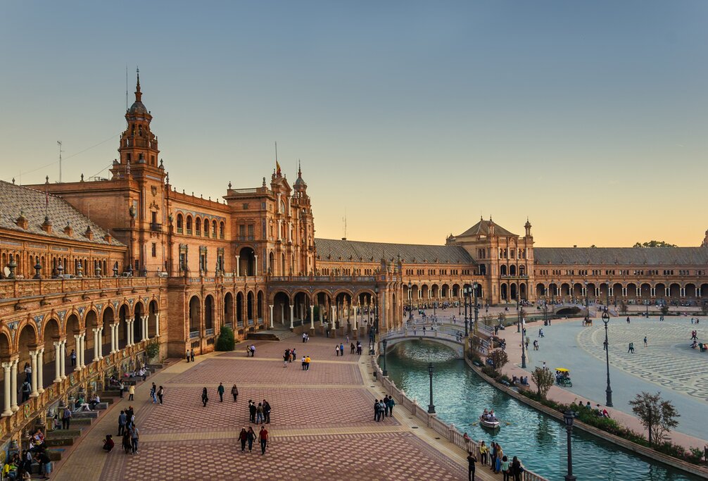 Plaza de España, in Seville