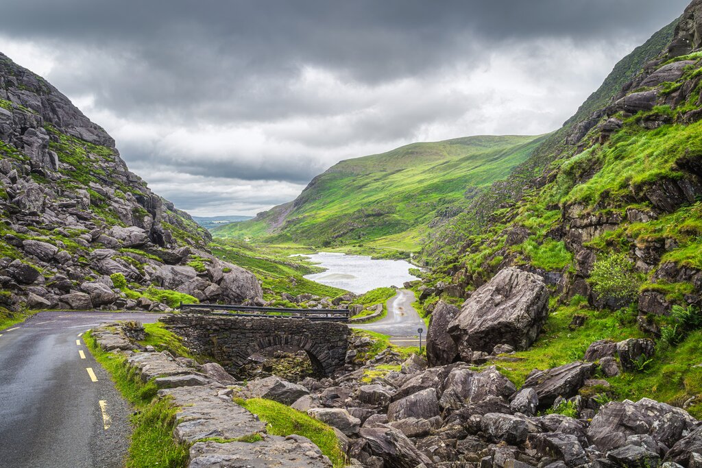 Scenery along the stunning Ring of Kerry route