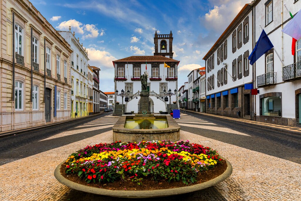 Ponta Delgada downtown