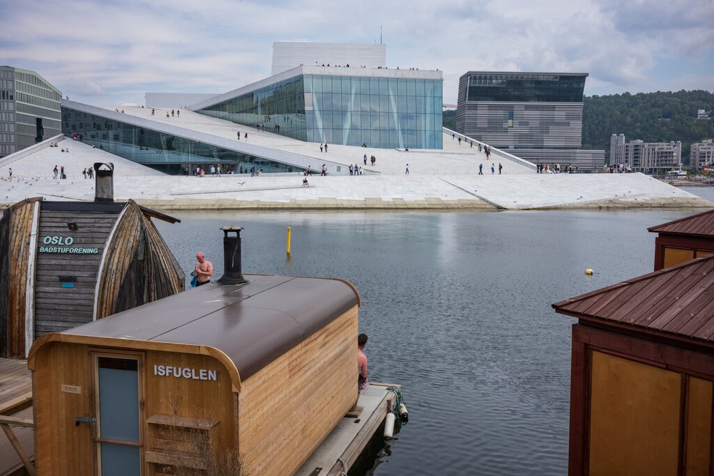 Floating sauna in Oslo