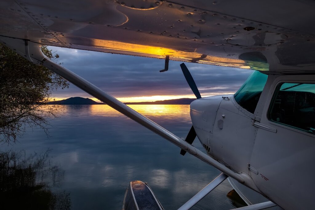 Scenic flight Mt Tarawera - Orakei Korako - Floatplane