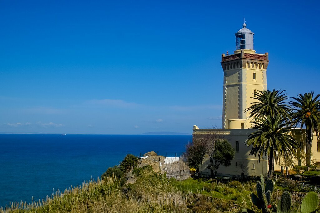 Look out towards the Atlantic from Cap Spartel Lighthouse