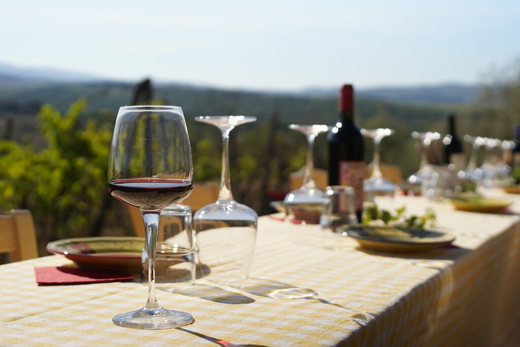 Chianti wine tasting