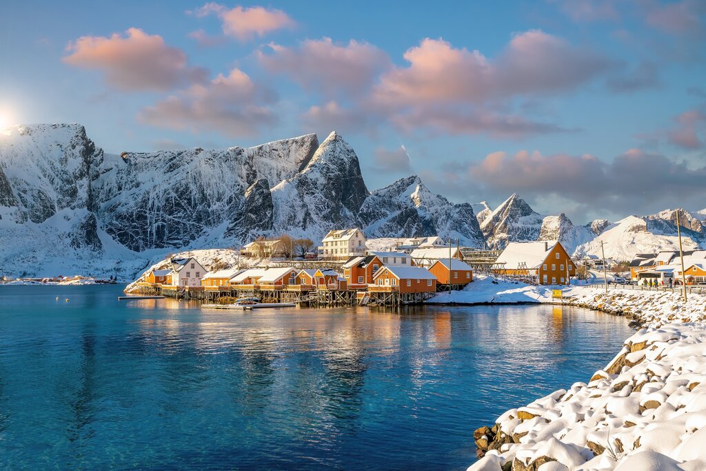Escape to northern Norway's remote Lofoten Islands for a luxurious winter adventure