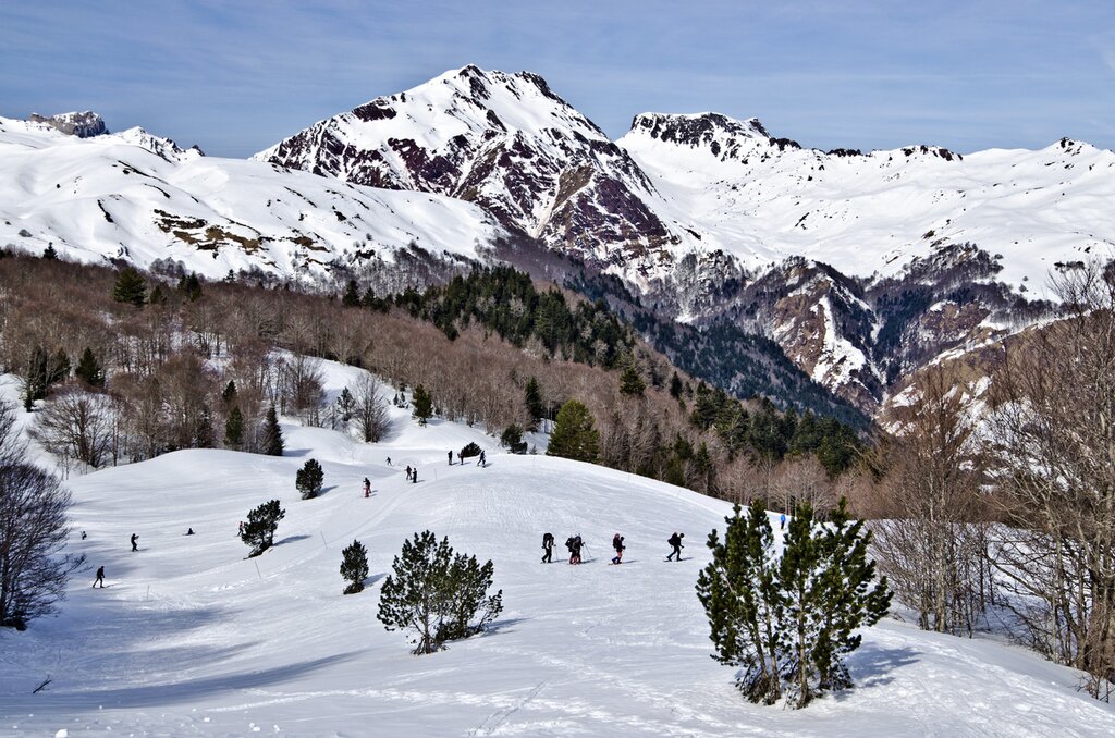 More splendid views on today's snowshoe route