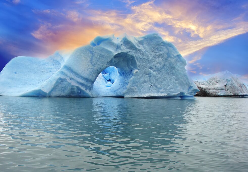 Icebergs from the Spegazzini Glacier